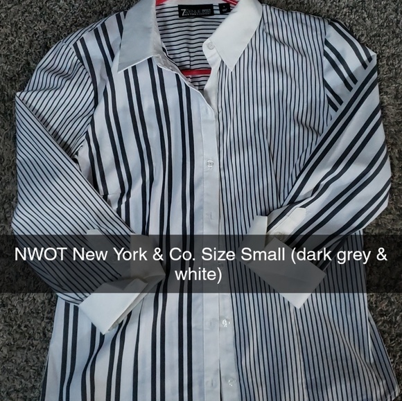 New York & Co. 3/4 sleeve button up - Picture 1 of 1